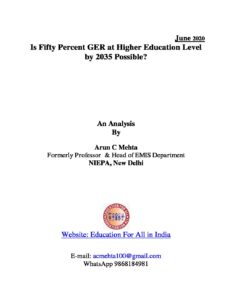 Fifty Percent Increase in Higher Education Enrolment by 2035 Possible converted1 pdf