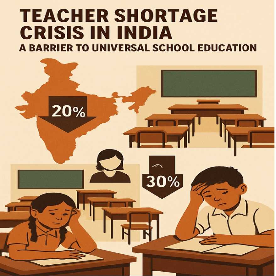 Teacher Shortage Crisis in India, A Barrier to Universal School Education